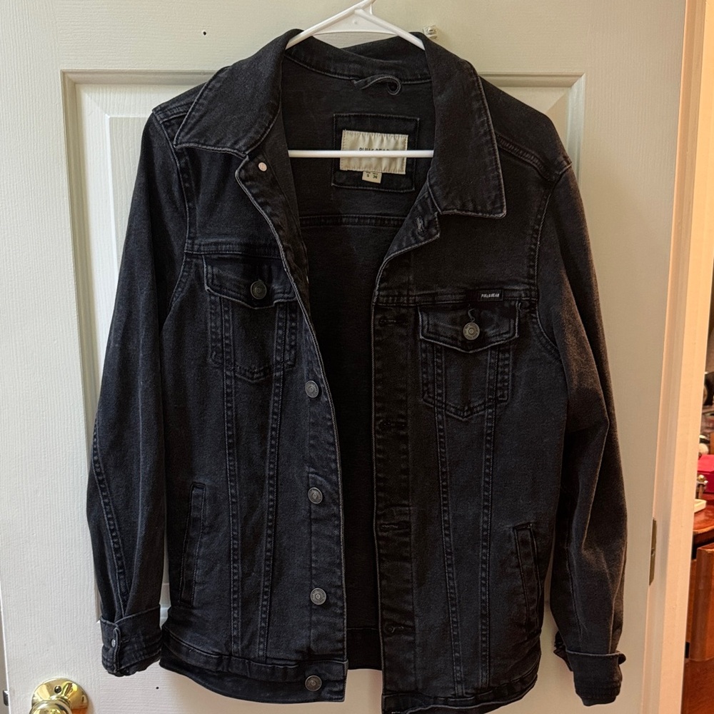Pull&Bear Charcoal Denim Jacket
